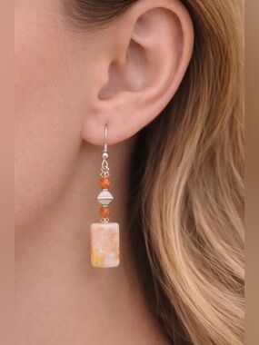 Elegant Stone Drop Earrings